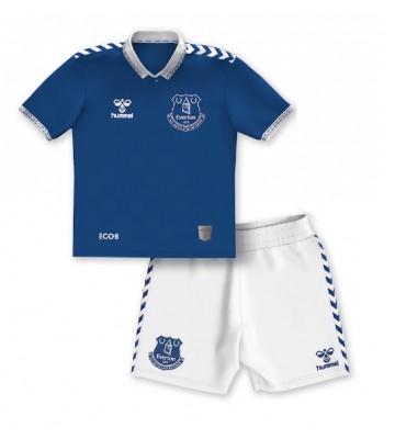 Everton Koszulka Podstawowych Dziecięca 2023-24 Krótki Rękaw (+ Krótkie spodenki)